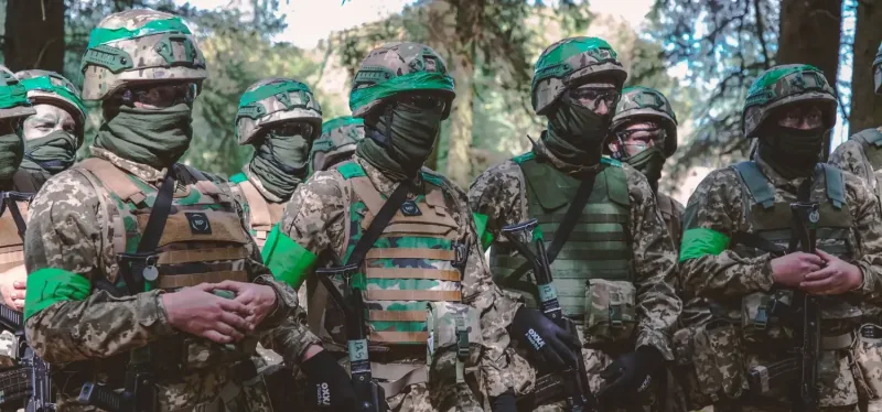 Воїни батальйону у бойовій підготовці